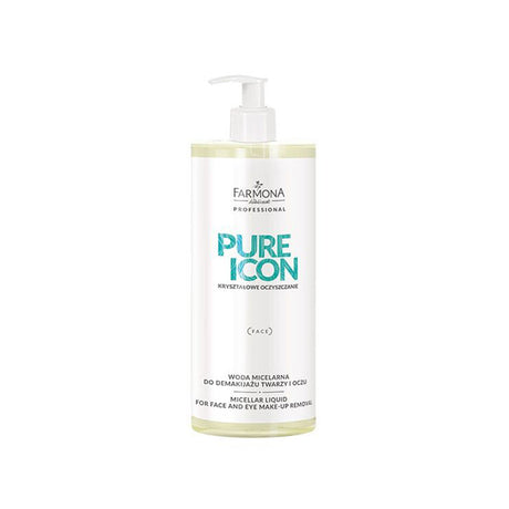 Farmona pure icon micellar water for face and eye make-up removal 500ml - BVShop