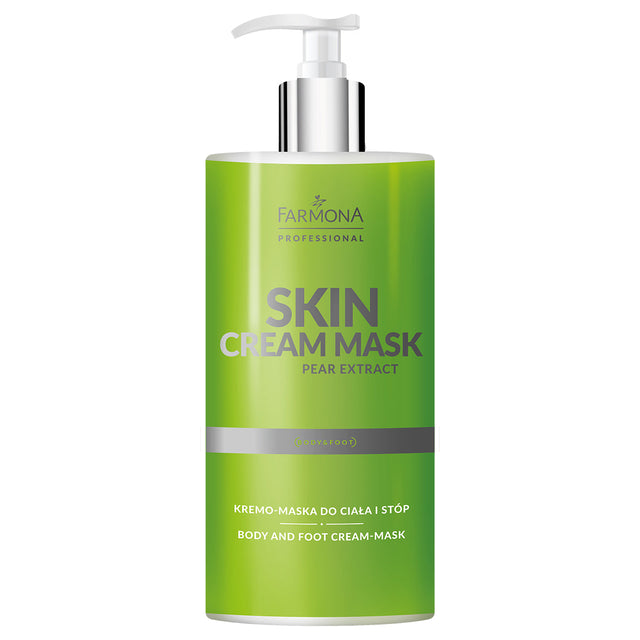 FARMONA SKIN CREAM MASK PEAR EXTRACT Cream - body and foot mask 500 ml - BVShop