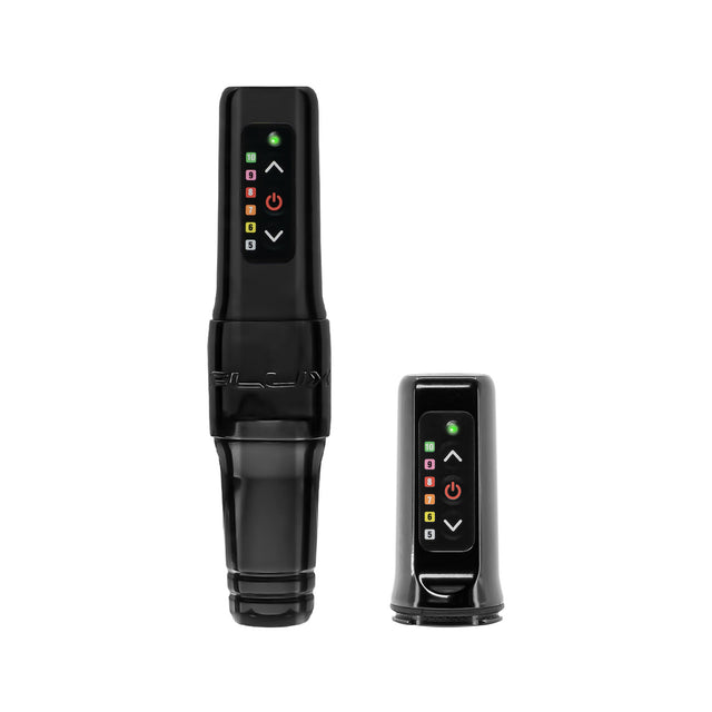 Microbeau Flux Mini Black with PowerBolt Mini Tattoo & PMU Machine - BVShop
