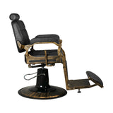 Gabbiano barber chair Boss HD Old Leather black - BVShop