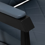 Gabbiano barber chair Bruno with black frame Graphite - BVShop