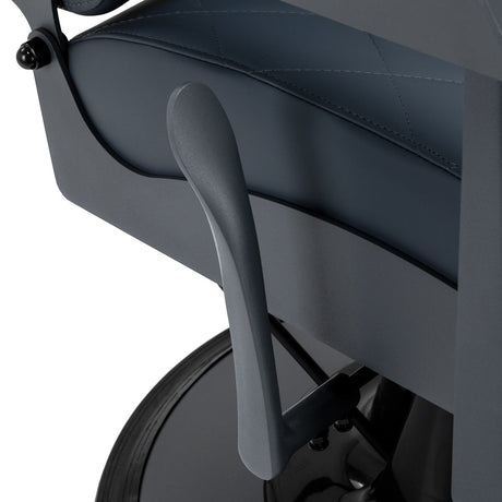 Gabbiano barber chair Bruno with graphite frame Graphite - BVShop