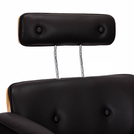 Gabbiano barber chair florence with an adjustable black headrest - BVShop