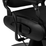 Gabbiano barber chair Francesco Black black - BVShop