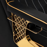 Gabbiano barber wash unit Marcus gold black - BVShop