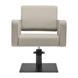 Gabbiano Bilbao hairdressing chair gray-beige - BVShop