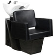 Gabbiano black Ankara hairdressing wash unit - BVShop