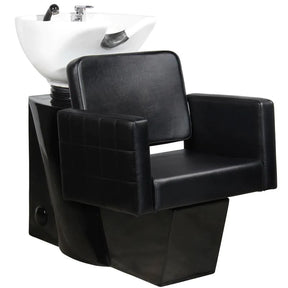 Gabbiano black Ankara hairdressing wash unit - BVShop