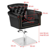 Gabbiano black berlin barber chair - BVShop