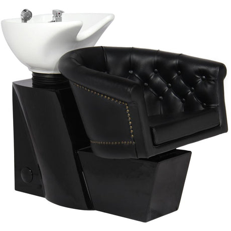 Gabbiano black hairdressing wash unit London - BVShop