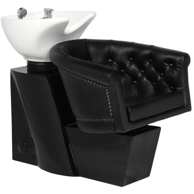 Gabbiano black hairdressing wash unit London - BVShop