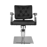 Gabbiano black lyon hairdressing chair - BVShop