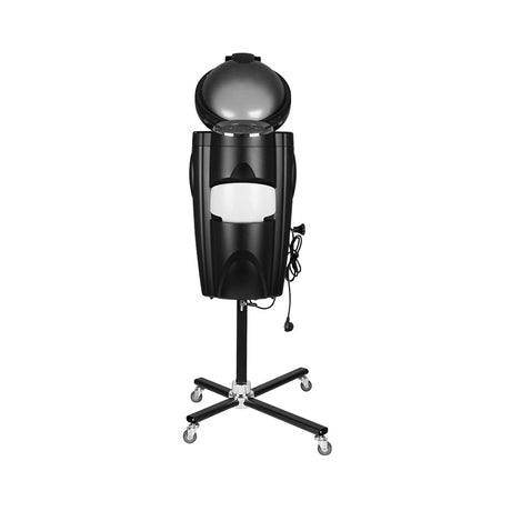 Gabbiano black standing hairdressing sauna with active ozone - BVShop