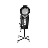 Gabbiano black standing hairdressing sauna with active ozone - BVShop