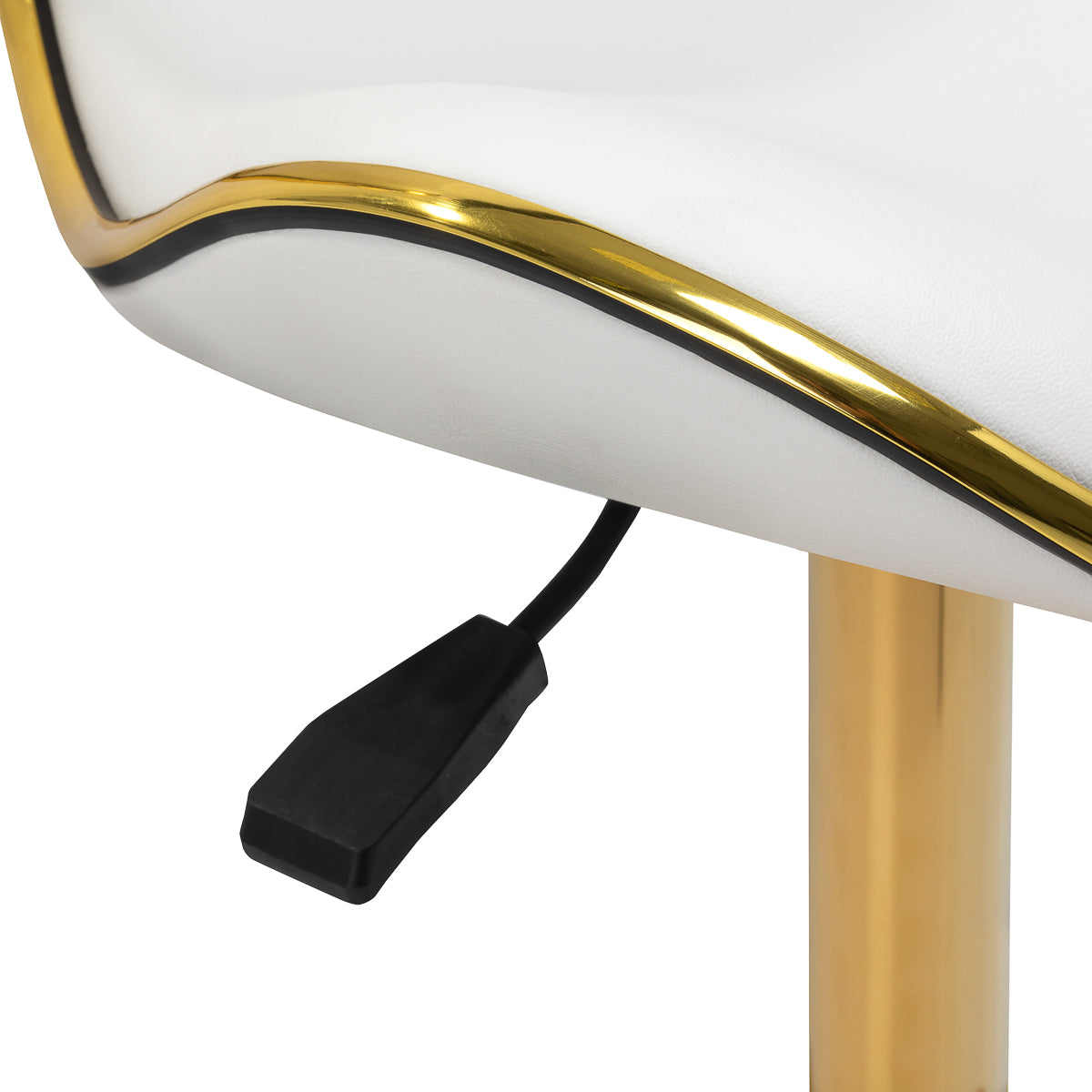 Gabbiano cosmetic stool Q-4599G White - BVShop