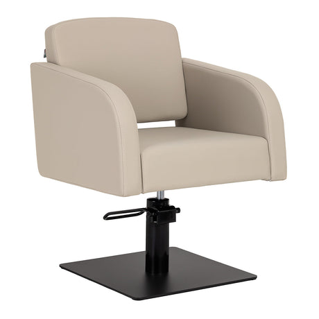Gabbiano Elda hairdressing chair grey-beige - BVShop