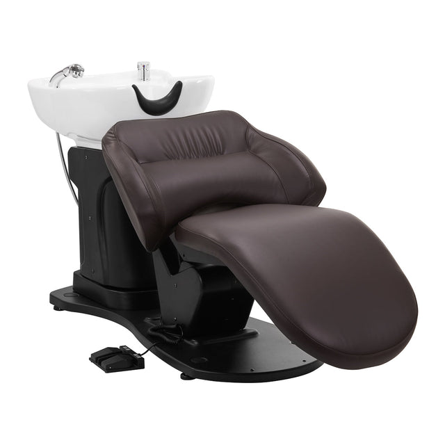 Gabbiano electric hairdressing wash unit TRYCHO brown - BVShop