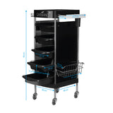 Gabbiano fx11e black hairdressing assistant - BVShop