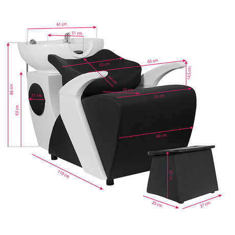 GABBIANO HAIR WASH UNIT C024 BLACK - BVShop