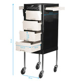 Gabbiano hairdressing assistant ft65-1 black / white - BVShop