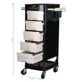 Gabbiano hairdressing assistant ft65 black / white - BVShop