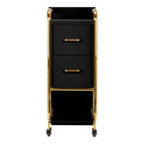 Gabbiano hairdressing assistant Solo gold – black - BVShop