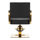 GABBIANO HAIRDRESSING CHAIR AVILA BLACK GOLD - BVShop
