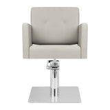 Gabbiano hairdressing chair Bergamo grey - BVShop