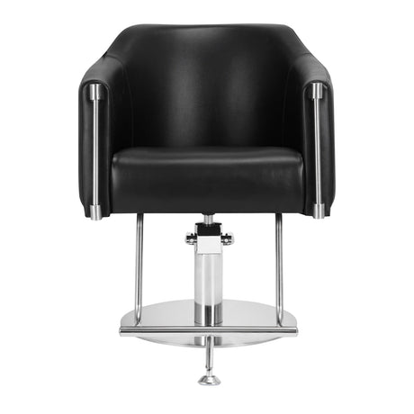 Gabbiano hairdressing chair Burgos black - BVShop