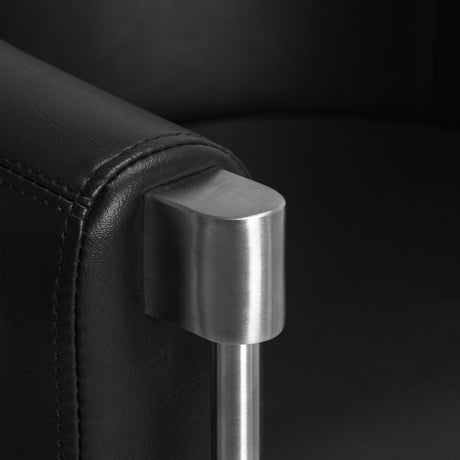 Gabbiano hairdressing chair Burgos black - BVShop