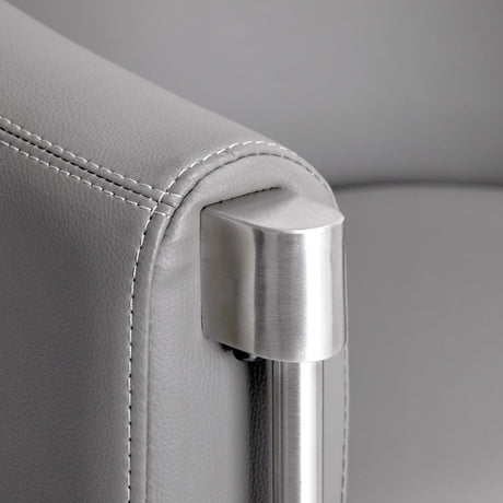 Gabbiano hairdressing chair Burgos grey - BVShop