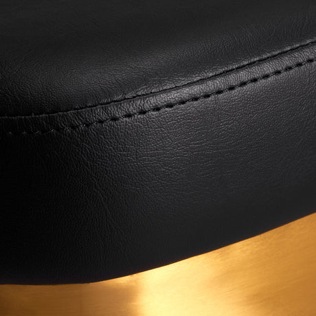Gabbiano hairdressing chair Granda gold black - BVShop