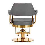 Gabbiano hairdressing chair Granda gold grey - BVShop