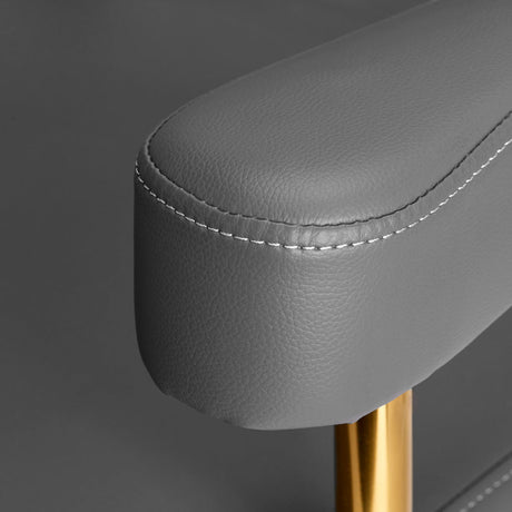 Gabbiano hairdressing chair Granda gold grey - BVShop