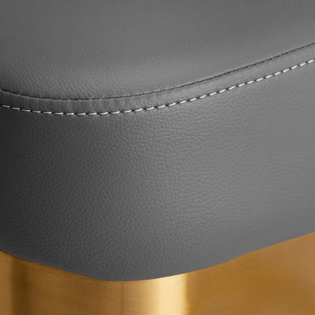 Gabbiano hairdressing chair Granda gold grey - BVShop