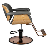 Gabbiano hairdressing chair gray venice - BVShop