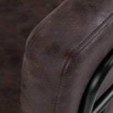 Gabbiano hairdressing chair Katania Loft Old Leather dark brown - BVShop