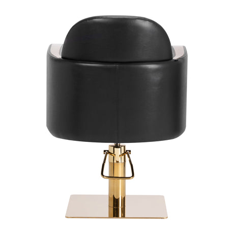Gabbiano hairdressing chair Malaga gold black - BVShop