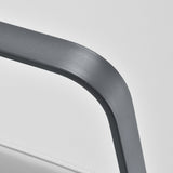 Gabbiano hairdressing chair Porto gray white - BVShop