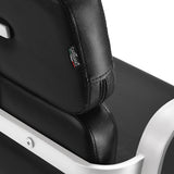 Gabbiano hairdressing chair Porto white black - BVShop