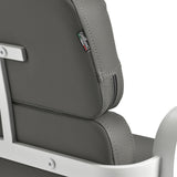 Gabbiano hairdressing chair Porto white gray - BVShop