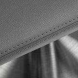 Gabbiano hairdressing chair Sewilla Gray INOX base - BVShop