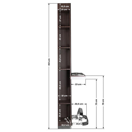 Gabbiano hairdressing console b058 venge - BVShop