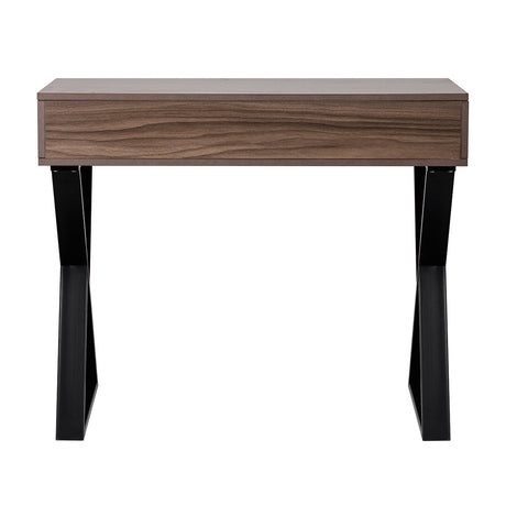 Gabbiano hairdressing console as part of salon furniture, featuring a sleek design with drawers and mirror for professional hair styling.
