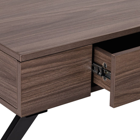 Gabbiano hairdressing console used in salon furniture with mirror, storage compartments, and sleek design.