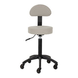 Gabbiano hairdressing stool D026 grey-beige - BVShop
