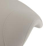 Gabbiano hairdressing stool D032 grey-beige - BVShop