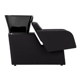 Gabbiano hairdressing wash unit Elda Black - BVShop
