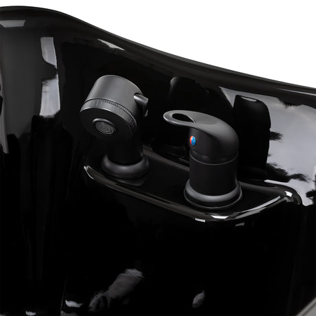 Gabbiano hairdressing wash unit Elda Black - BVShop