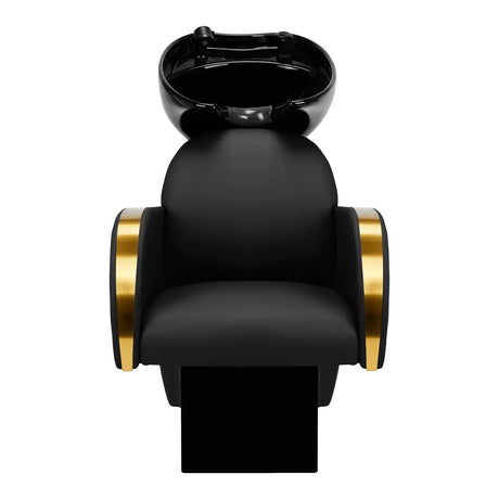 Gabbiano hairdressing wash unit Malaga gold and black - BVShop